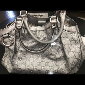 Authentic Gucci Guccissima shoulder bag